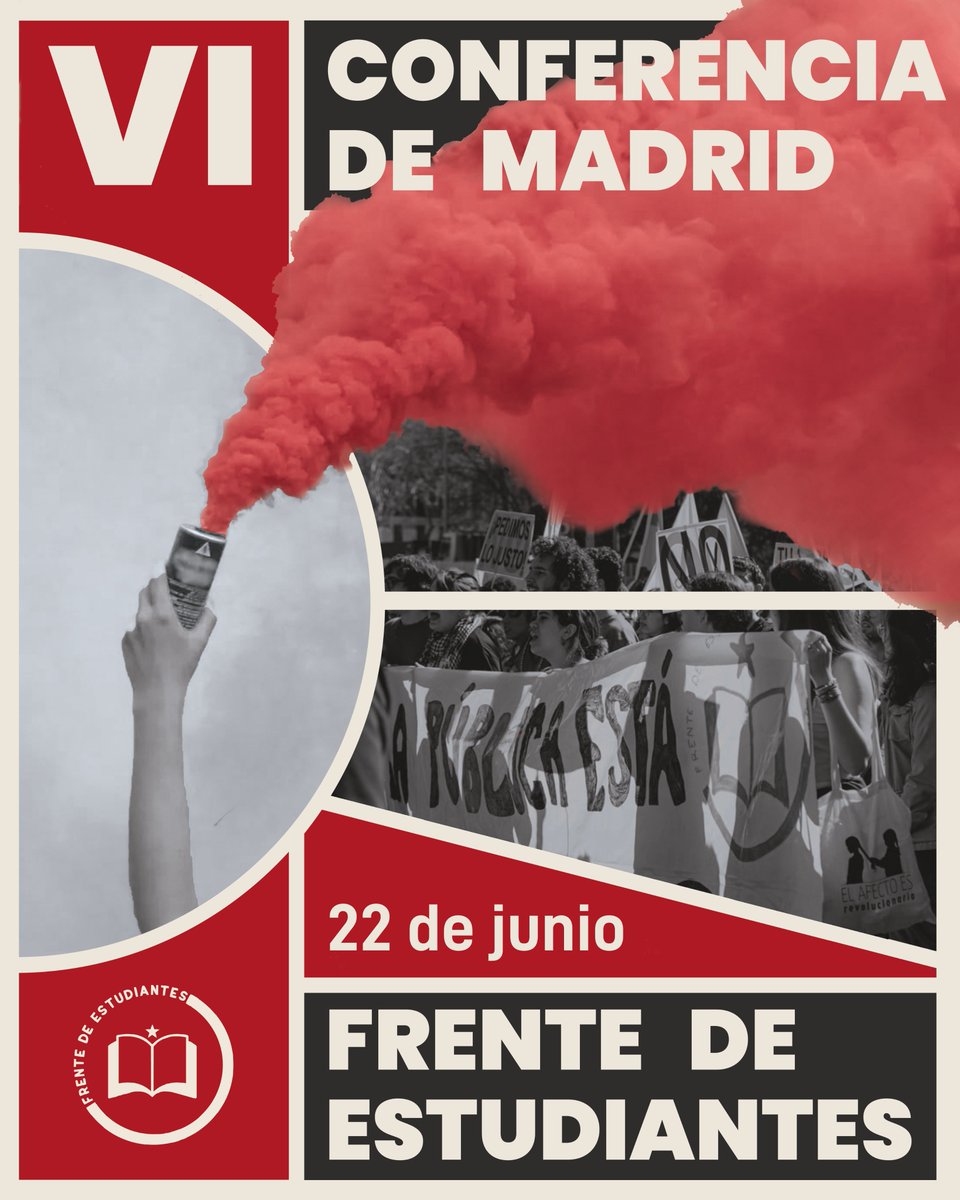 🔴 VI CONFERENCIA DE MADRID

El 22 de junio celebraremos la VI Conferencia de Madrid, máximo órgano de decisión del sindicato en Madrid, que nos permitirá seguir construyendo un sindicato que luche por una educación pública, gratuita y de calidad al servicio del pueblo trabajador