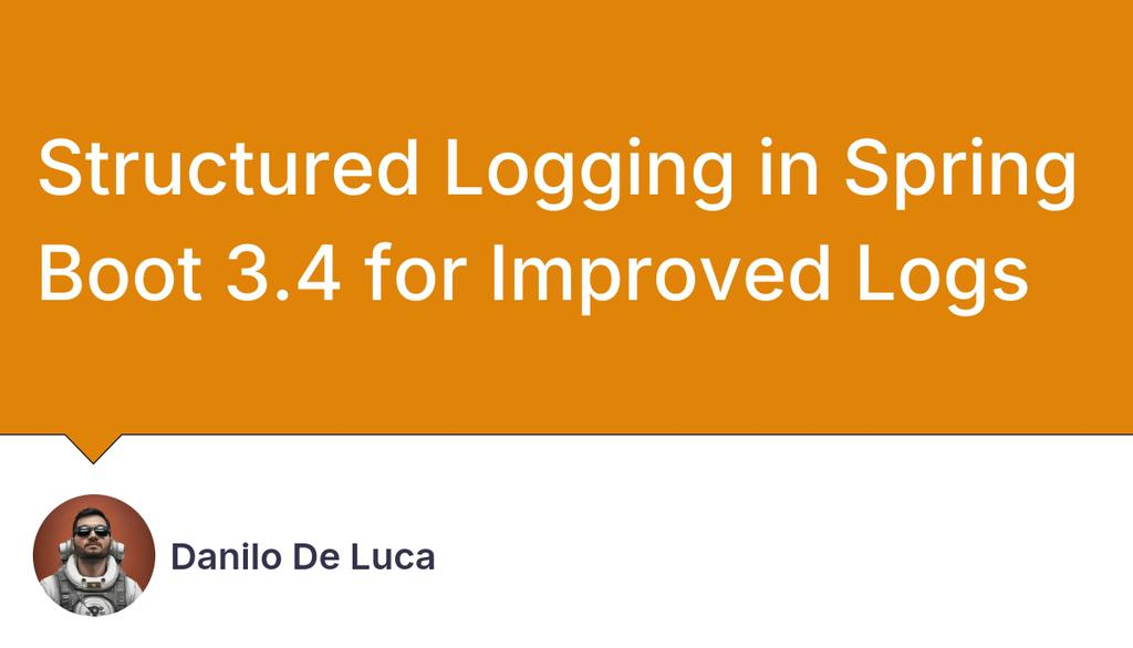 danilopdl's tweet image. With Spring Framework 6.2 and Spring Boot 3.4, we can use structured logging schemas like Elastic Common Schema (ECS) and GELF.
Read more 👉 lttr.ai/AfQez
#StructuredLogging #TraditionalLogging #SpringFramework6