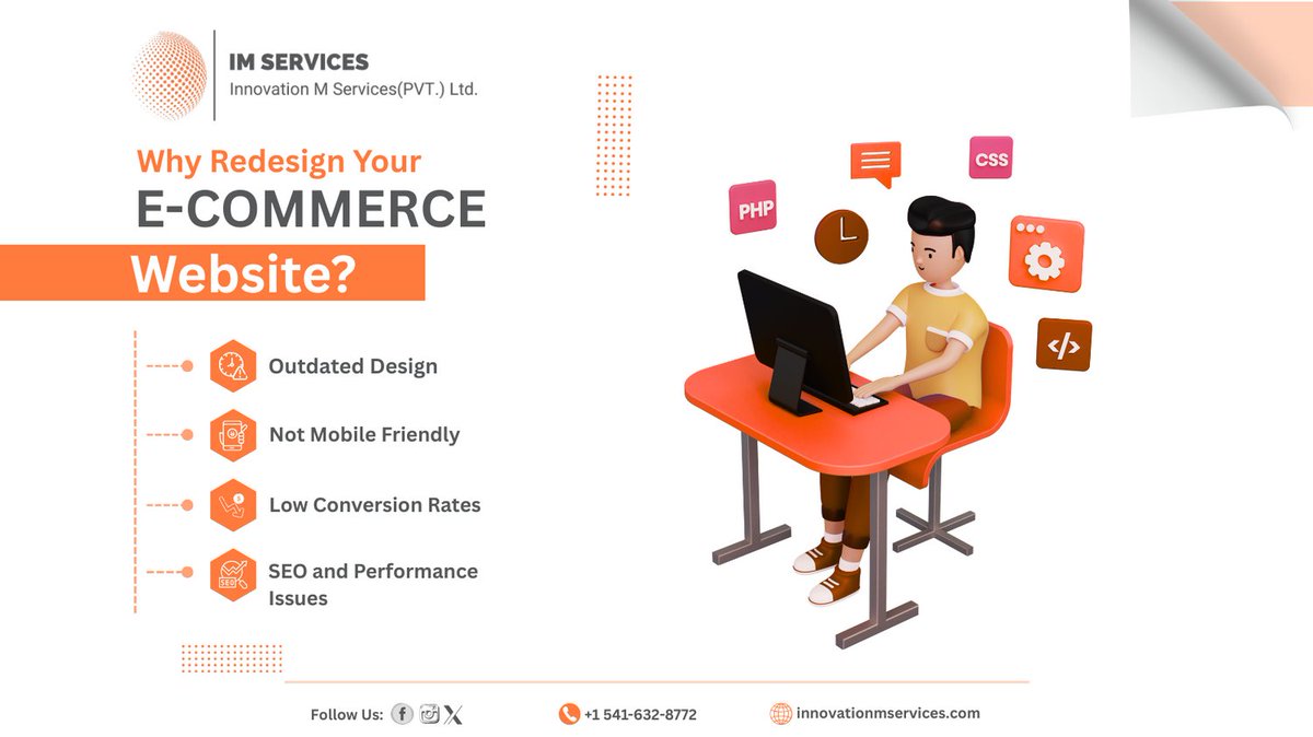 innovationms1's tweet image. Ready to Boost Sales &amp;amp; User Experience?

#EcommerceWebsite #WebsiteRedesign  #EcommerceSolutions #InnovationmServices #innovationtogether #innovationteam
 
Address: Suite # 103 181 N Grant St Canby, OR 97013 United States
Phone No: +1 541-632-8772