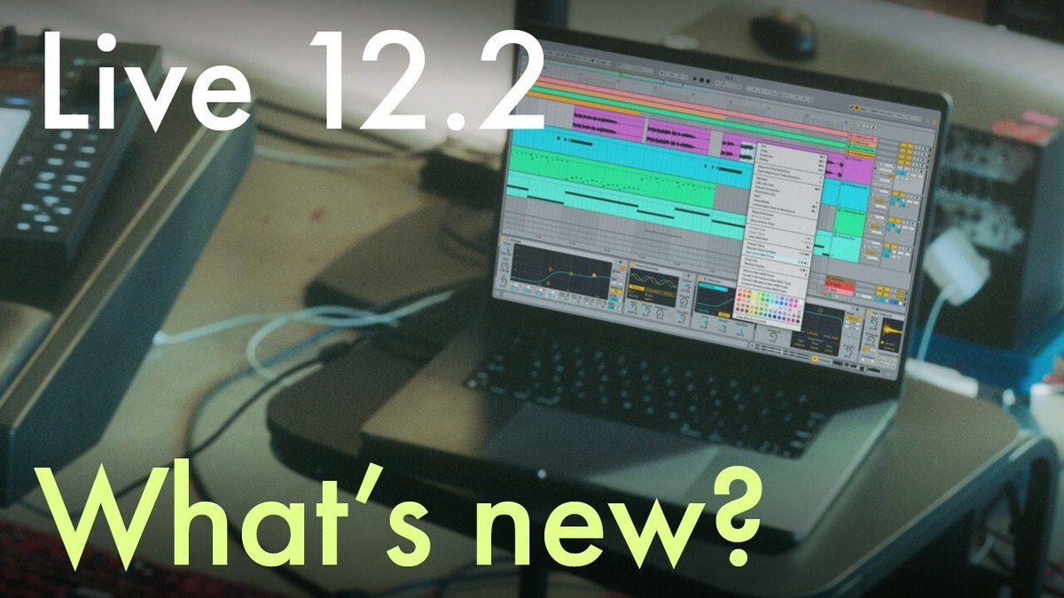 Live 12.2アップデートで、Bounce to New TackやMPE対応Expressive Chords、Auto filterも新しくなりました🔥制作がより直感的・クリエイティブに！新機能＆デモ解説動画は必見です！日本語字幕も利用可能です💡

動画はこちら: youtube.com/watch?v=E4e5-L…