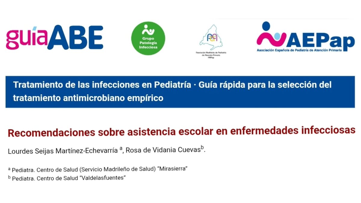 Las guarderías y escuelas pueden disminuir el contagio de infecciones con: 

- Vacunas , no solo niños, también a docentes, cuidadores, etc. 💉
- Lavado de manos. 🚿🧼
- Evitar la asistencia escolar de algunos niños enfermos.🏠

guia-abe.es/anexos-recomen…