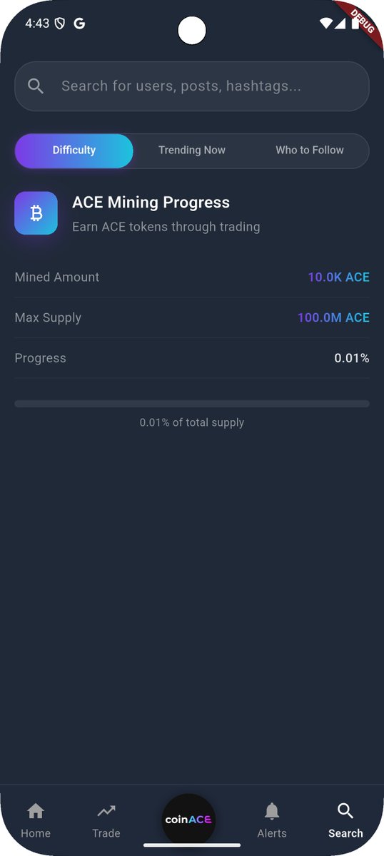 CoinAceApp's tweet photo. 🚀 App Launch Coming Soon!

We're excited to announce that the CoinACE mobile app is almost ready!
Just like the web version, the app will support Simulation Trading, Social Features, and Mining — all in one place.
Stay tuned for the official release! 📱💰

#CoinACE https://t.co/i8mmOcFsiu