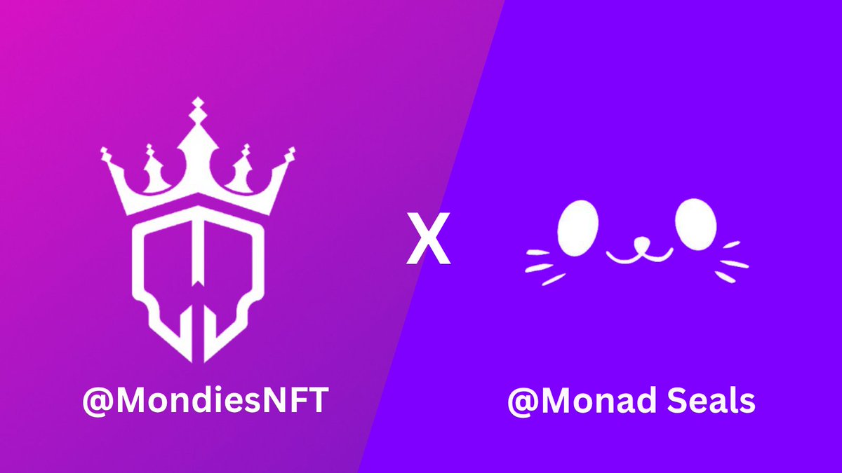 💜 <a href="/MondiesNFT/">MondiesNFT || 🎟️ Mint Now</a> 🤝 <a href="/MonadSealsNFT/">Monad Seals</a>  🐚
We’re teaming up with <a href="/MonadSealsNFT/">Monad Seals</a>  — and it’s giveaway time!
Rewards:
🎟 5x MondiesNFT Allowlist Spots
🧊5x GTD WL Spots from Monad Seal

💥 To Participate:
⿡ Follow <a href="/MonadSealsNFT/">Monad Seals</a>  &amp; <a href="/MondiesNFT/">MondiesNFT || 🎟️ Mint Now</a>
⿢ Like, RT &amp; Tag 3 frens
⿣ Explore: