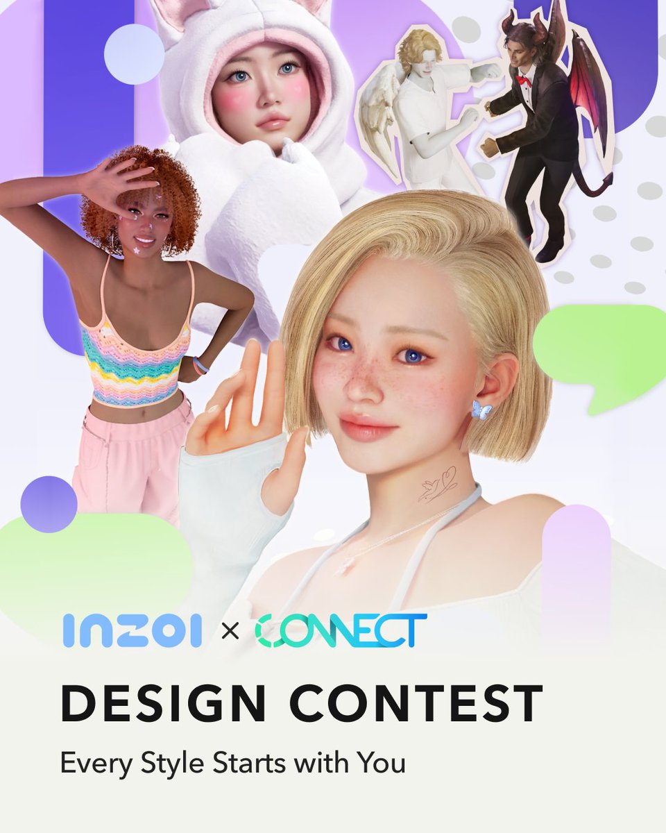 We’re back! 🎉 A new inZOI design contest is here: Every Style Starts with You!
🏆 $26K+ in prizes
🎮 Your design could become an official outfit in inZOI
🎯 300+ entries = double rewards for the top 6
🗓 Submissions: June 13 – July 31
🔗 connect.clo-set.com/contest/inzoi2…
#CONNECT #inZOI