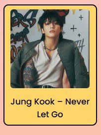 ‼️READ!!!  IMPORTANT UPSEC !! 

NEW CORRECT HASHTAGS TO VOTE:

I vote #NeverLetGo by Jungkook as #MusicaInternacionaldoAno on #SECAwards