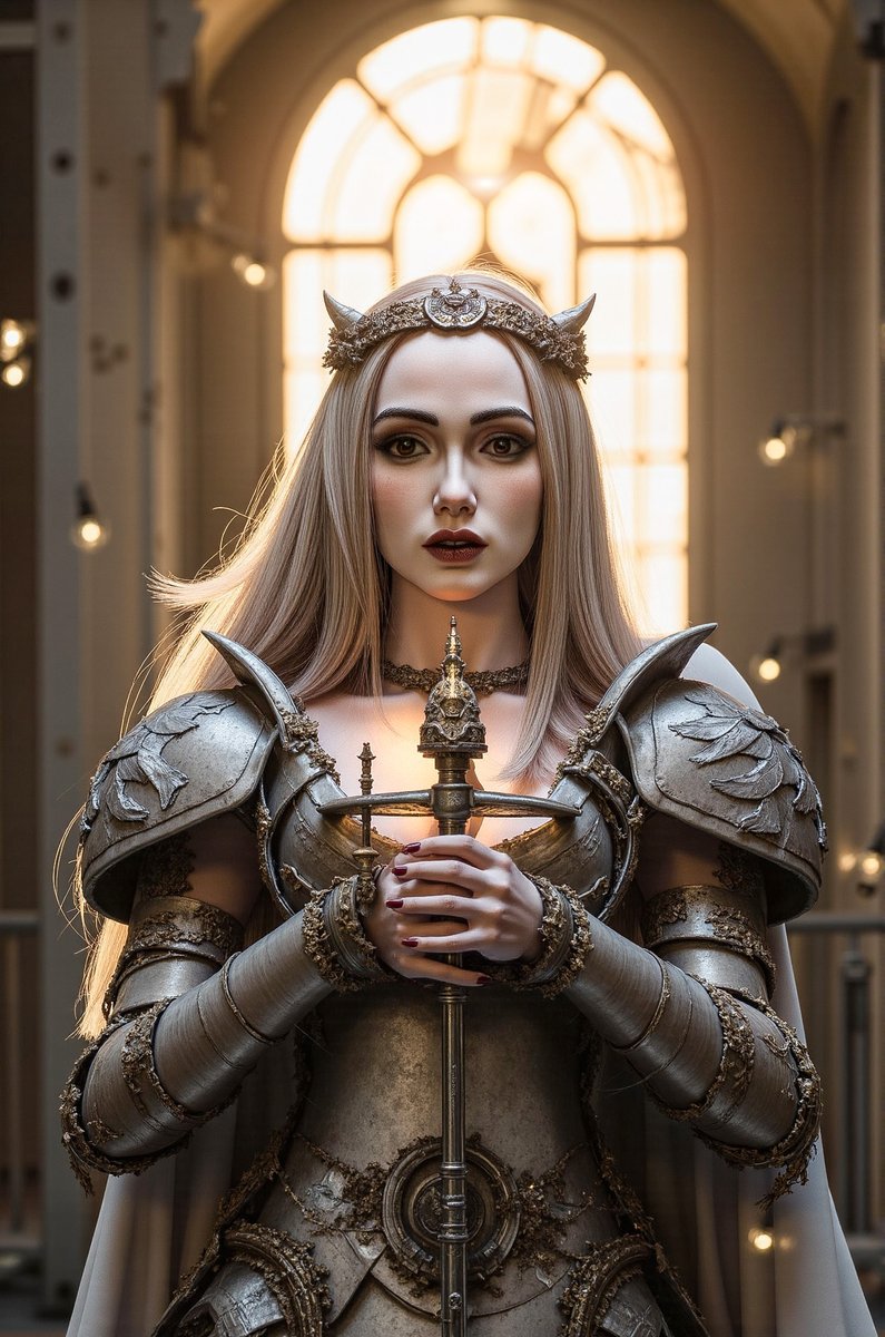 noble1799's tweet photo. The knight queen has arrived.
She’s forged from sculpt and code — Molly enters the fantasy realm in full armor.
👑 More of her world here: https://t.co/A6dgzVIZMI
#DigitalFlesh #MollyModel #FantasyAI #AIDollFusion #RayLinCreative https://t.co/y4hD5cmyrk