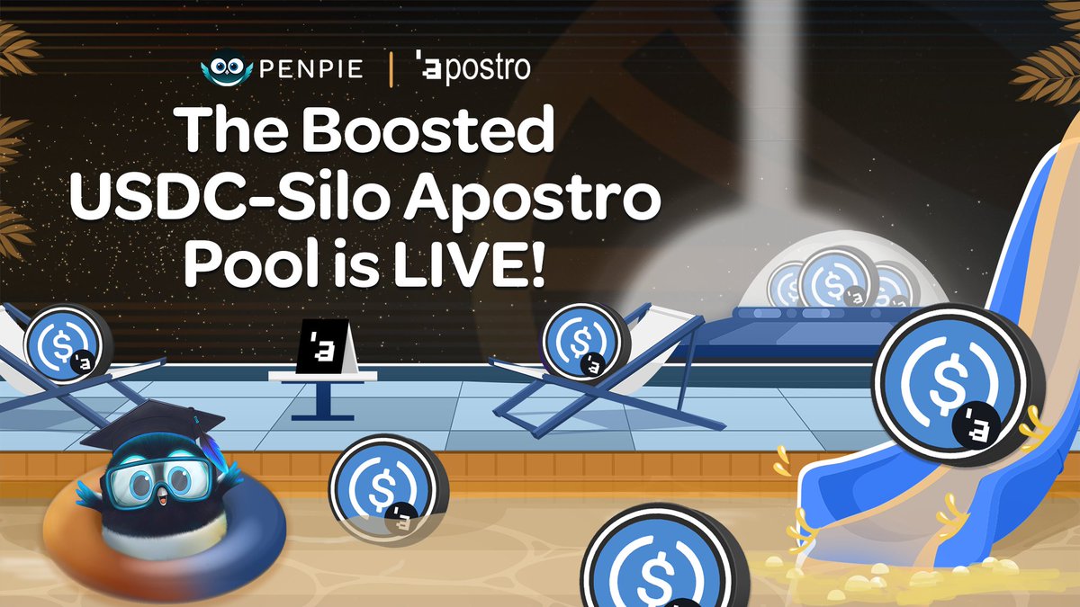 The Silo $USDC pool by <a href="/apostroxyz/">Apostro</a> has landed on <a href="/Penpiexyz_io/">Penpie</a>!🌟

<a href="/SiloFinance/">Silo Labs (v2 is live)</a> users depositing LP tokens can claim:
👉 8x <a href="/SonicLabs/">Sonic Labs</a> Points
👉 3x <a href="/SiloFinance/">Silo Labs (v2 is live)</a> Points per Dollar LP
👉 39% APY in boosted $PENDLE

Stake your tokens and ride the wave of double point power!🏄‍♂️