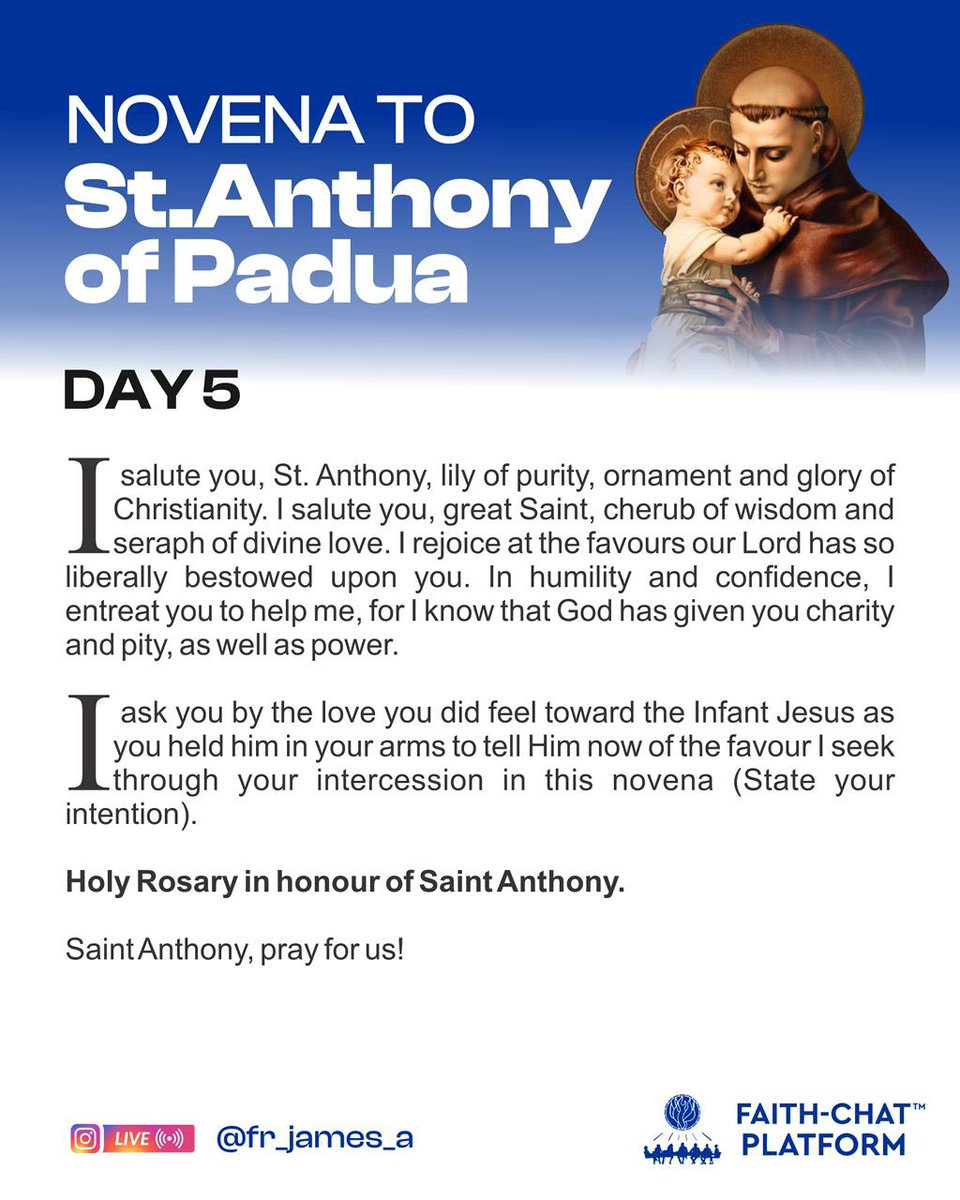 In the Name of the Father and of the Son and of the Holy Spirit. Amen

THE MEMORARE OF SAINT ANTHONY

Remember, O good Saint Anthony, wonderworker of God, that never has it been heard that anyone ever invoked your protection or sought your aid without being consoled. In this