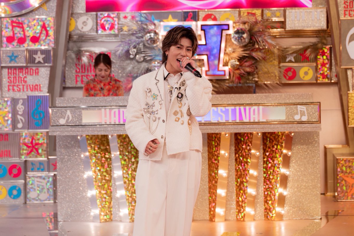 ookami_tbs's tweet image. 【本日よる7時】
#ハマダ歌謡祭 🎤🪩
#ももいろクローバーZ #佐々木彩夏
#河合郁人
#UN1CON #KOKORO
#Aぇgroup #末澤誠也
#オオカミ少年 #浜田雅功