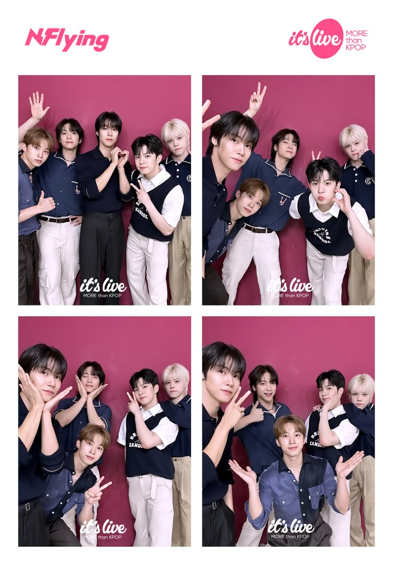 엔플라잉이 추천하는 네컷 포즈!✨
지금 바로 it's Live 틱톡에서 N.Flying의 잇라네컷 촬영 영상을 확인하세요💗
▶buly.kr/7QMF8pw◀
#itsLive #엔플라잉 #KPOP #잇츠라이브 #잇라네컷 #itsLive4Cut