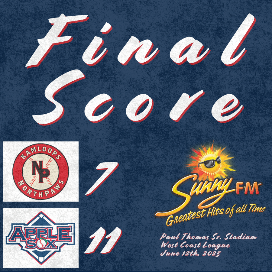 Final Score from tonights game! With this win the AppleSox take the series making that the fourth series win in a row!! 💥 #SoxAreHot