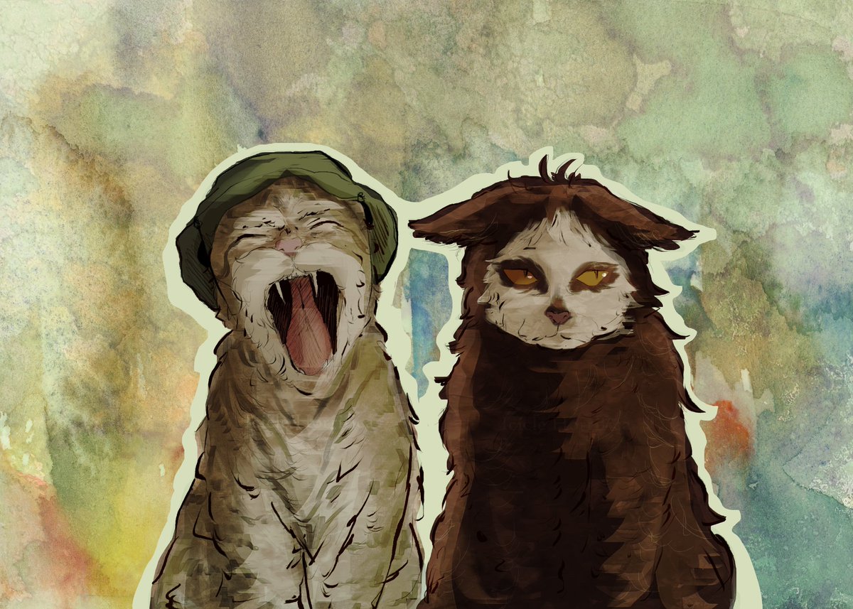 iciclehorrifica's tweet photo. Day 6 - Friends! Featuring Kitty Price :3 #kittyghostweek https://t.co/FWrvBPsijT