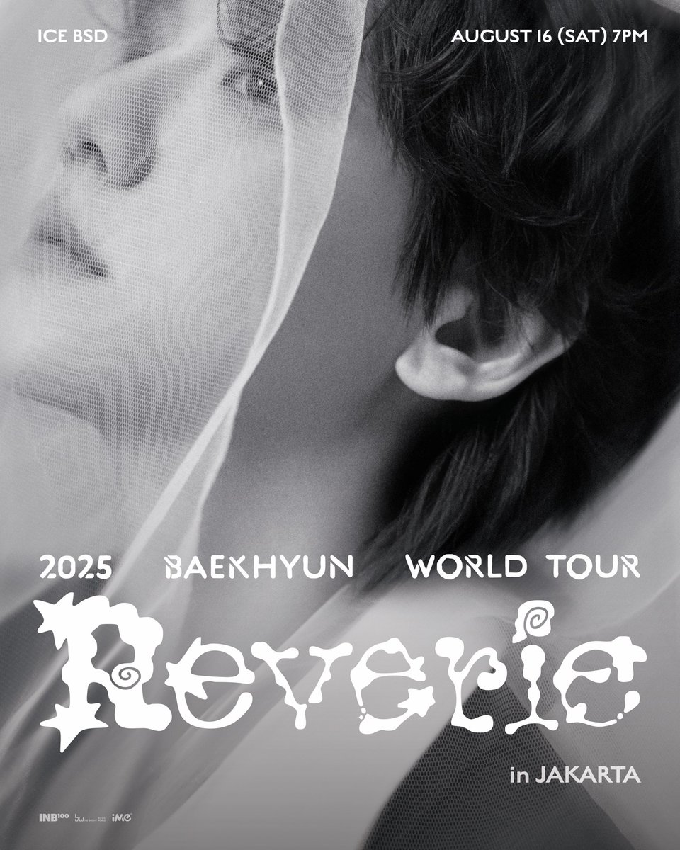 EXO-L, be ready to witness a dreamy show of BAEKHYUN in his world tour - 2025 BAEKHYUN WORLD TOUR <Reverie> in JAKARTA!

📆 August 16, 2025
🕖 7 PM
📍ICE BSD

Tickets will be available via Tiket.com.
▶️ General Onsale: 26 June 2025, 12 PM (WIB)

#BAEKHYUN #백현
