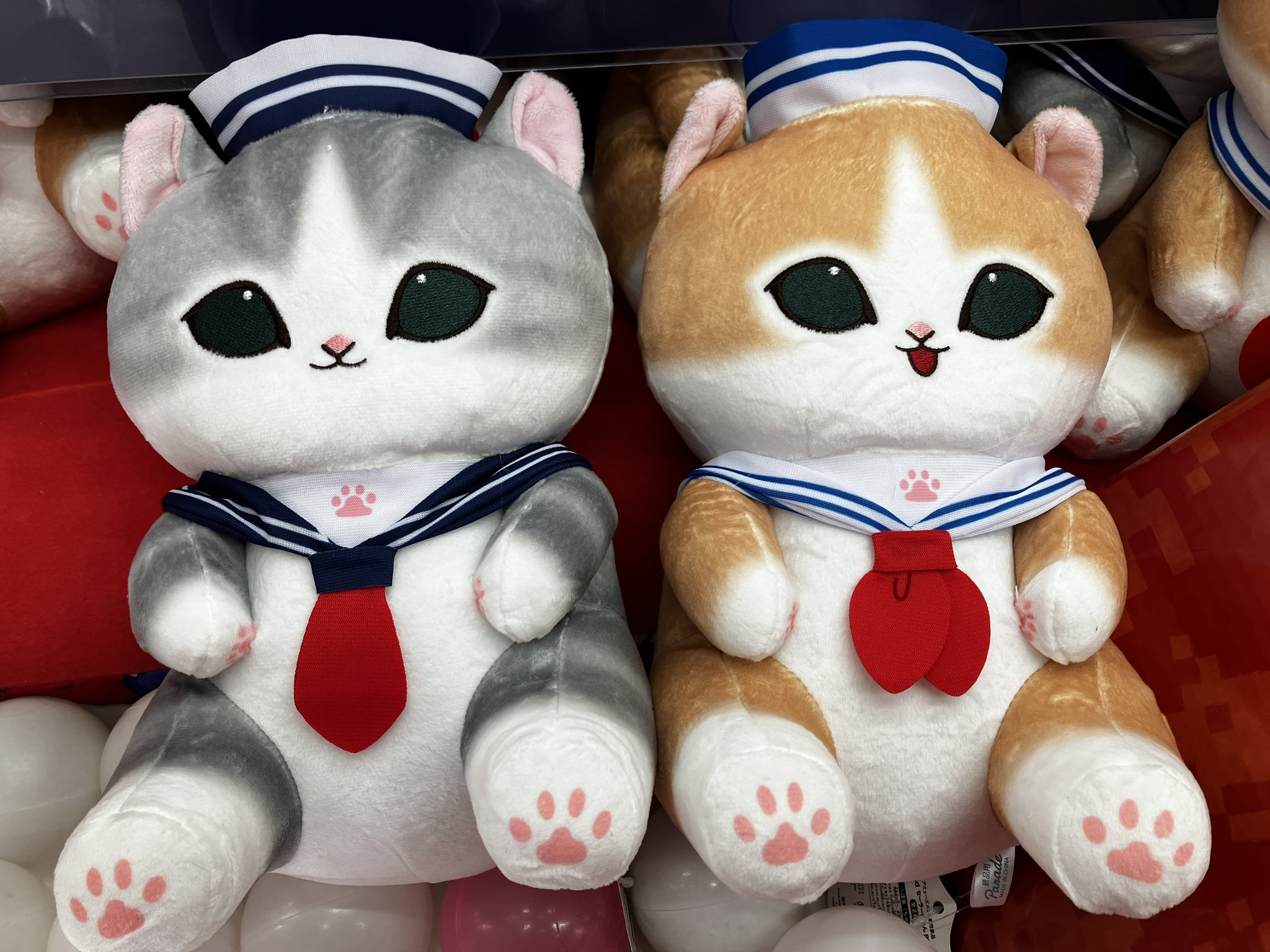 【未使用】にゃんぱいあクリスマスコスBIGぬいぐるみ 全2種 コンプリートセット タイステ 小田原店 on X: 