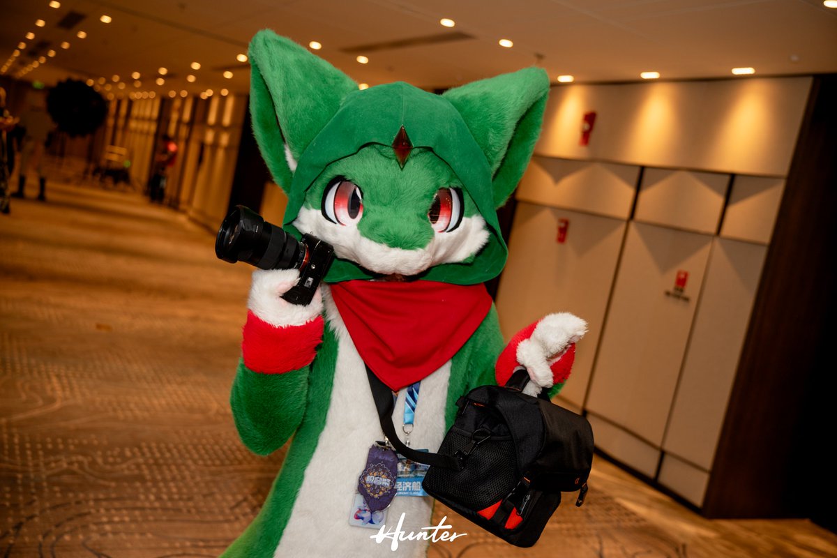 你好，我来了！
Hello, I'm already here!

📸： <a href="/Hunter_TAT/">id丶Hunter</a> 
#fursuitfriday #fursuit #furry #万兽汇