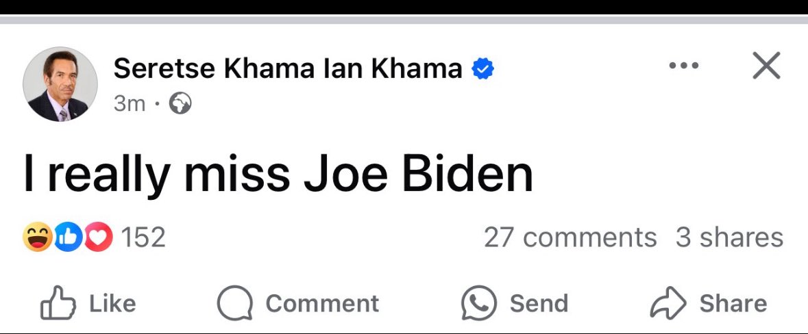 Bathong Former President! 🙆🏾‍♀️