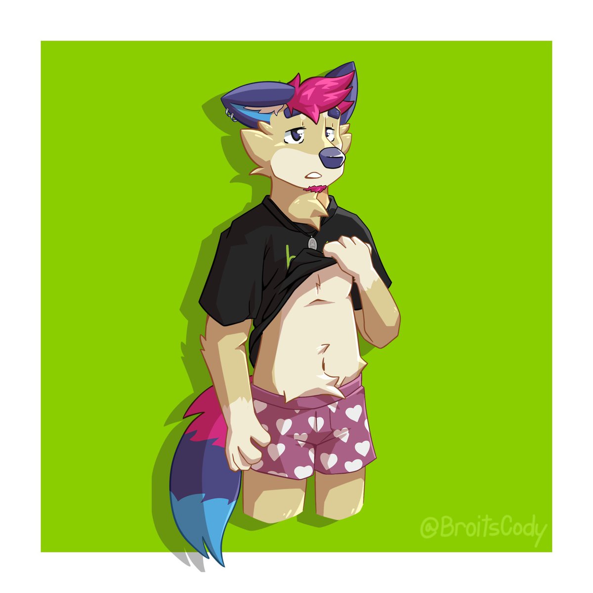 broitsCody's tweet photo. Forgot to post YCH for @ryz3ndingyote https://t.co/fb37T1cyqd
