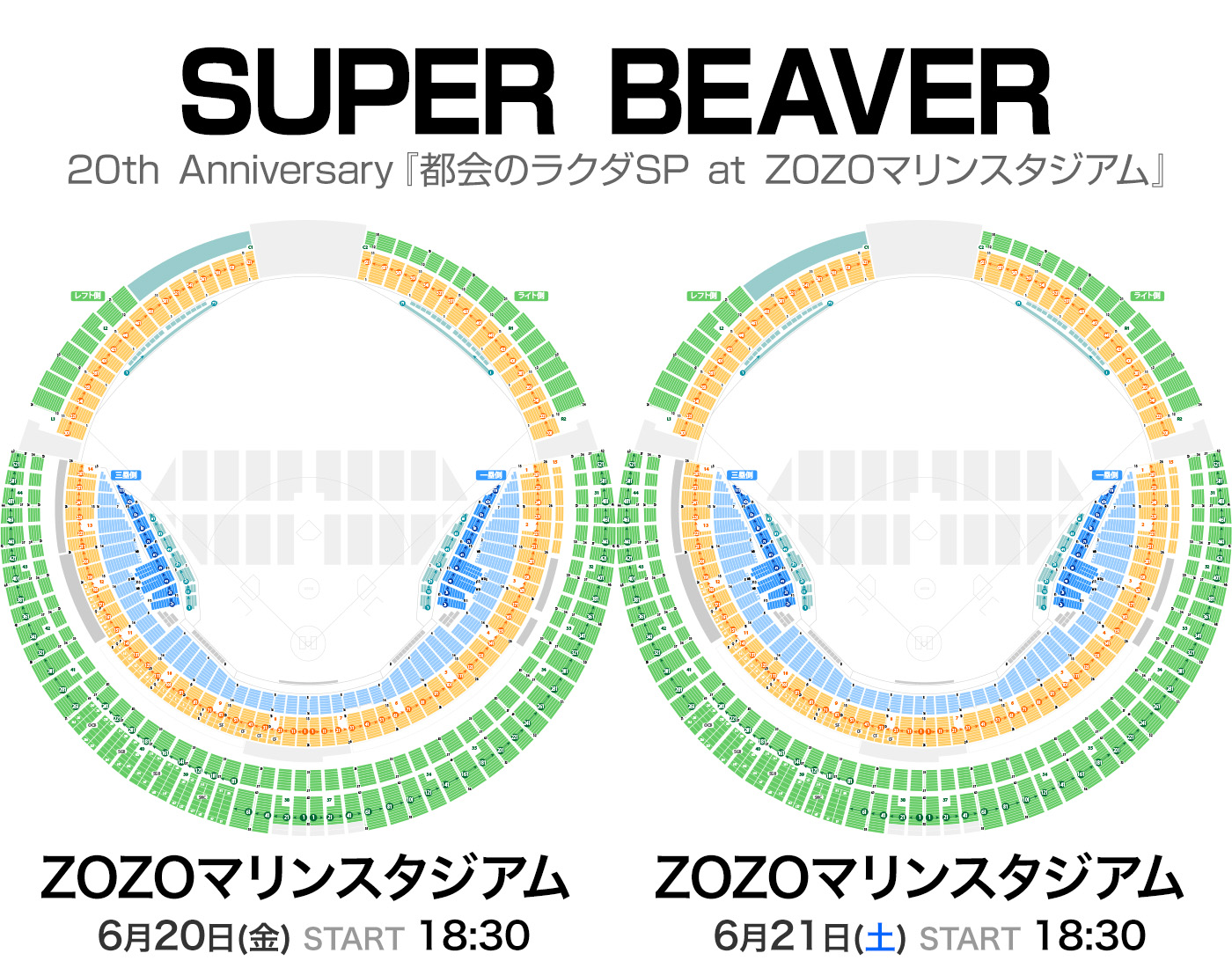 SUPER BEAVER ZOZOマリンスタジアム パネル SUPER BEAVER「主人公」リリース記念パネル展 20th Anniversary