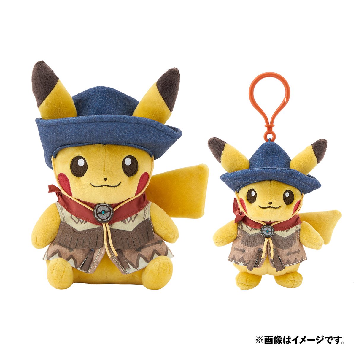 ポケモンセンターにピカチュウとドロバンコが砂漠を旅をするひとときが