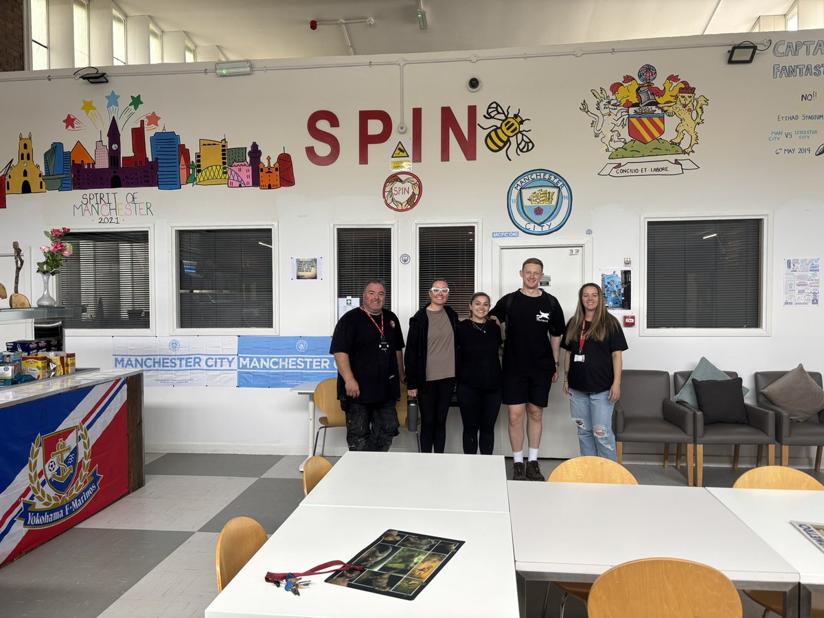Supporting People In Need (@spinmcr) on Twitter photo It was fantastic to welcome back <a href="/HSPG/">Howard Smith Paper</a> (Thrive) to SPIN yesterday to undertake the first major installation of our Wellbeing Garden & Bee Hives.Their fundraising & hard work has meant so much to us & without companies support like this,none of it would be possible.Thanks Guys.👏 It was fantastic to welcome back <a href="/HSPG/">Howard Smith Paper</a> (Thrive) to SPIN yesterday to undertake the first major installation of our Wellbeing Garden & Bee Hives.Their fundraising & hard work has meant so much to us & without companies support like this,none of it would be possible.Thanks Guys.👏
