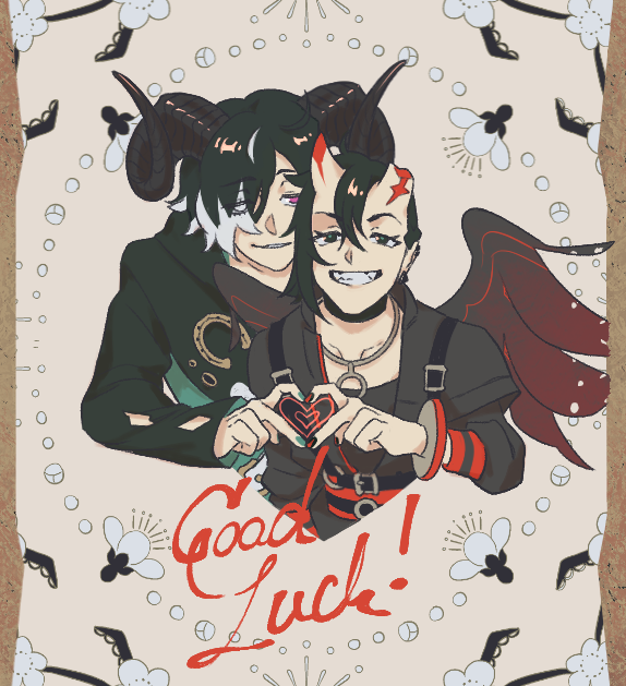 kamuyagi's tweet photo. Day of Lovers?? Lovers??? Here's mine (β‘Β΄θΈ`): #loversday #obeymebelphegor #obeyMC https://t.co/Tv7vBc1Qgl