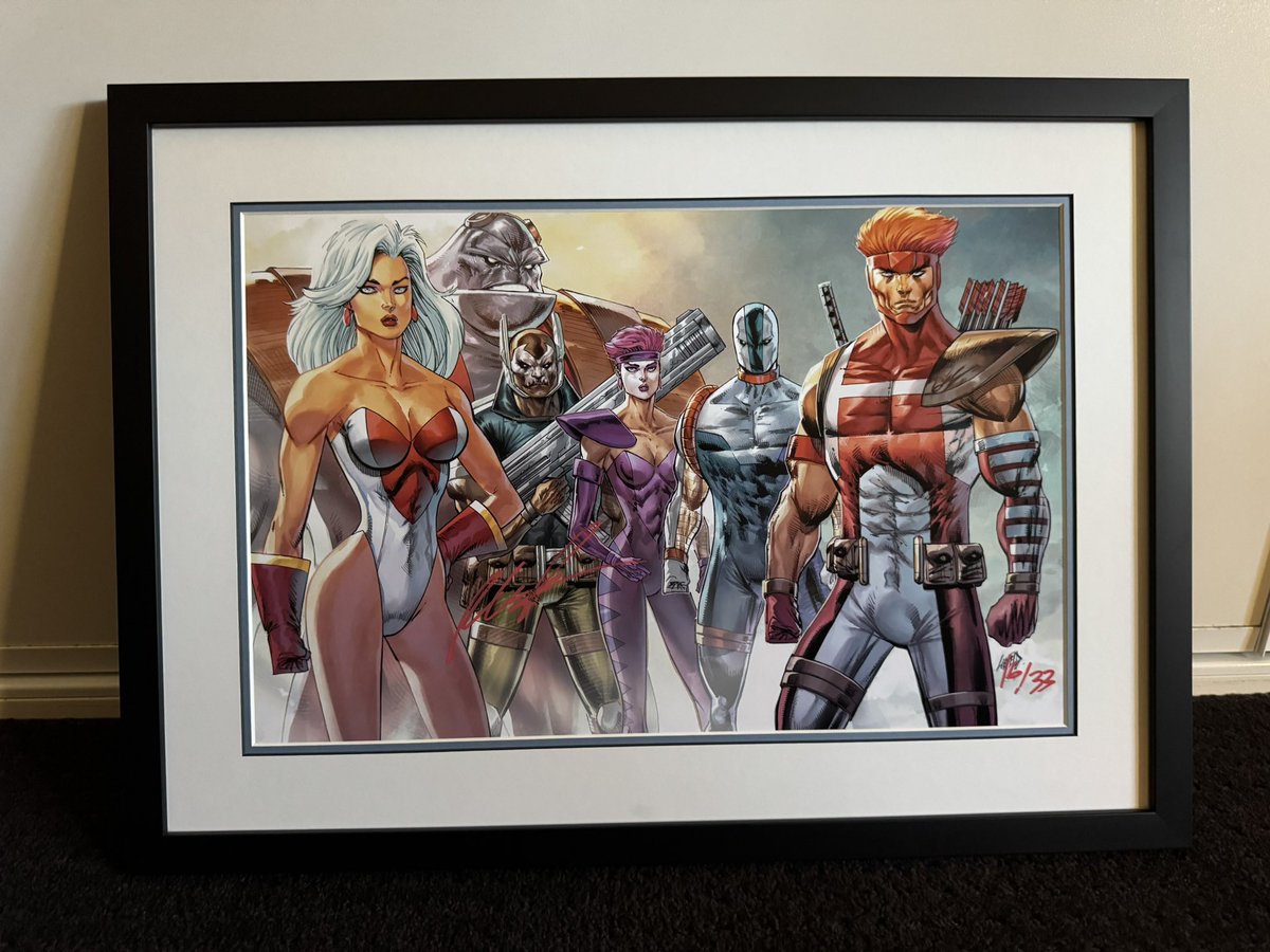 Andrew Potts (@gcs_pottsy) on Twitter photo Hey <a href="/robertliefeld/">robliefeld</a> - I just got this back from the framers and it looks fantastic! Thank you! Hey <a href="/robertliefeld/">robliefeld</a> - I just got this back from the framers and it looks fantastic! Thank you!