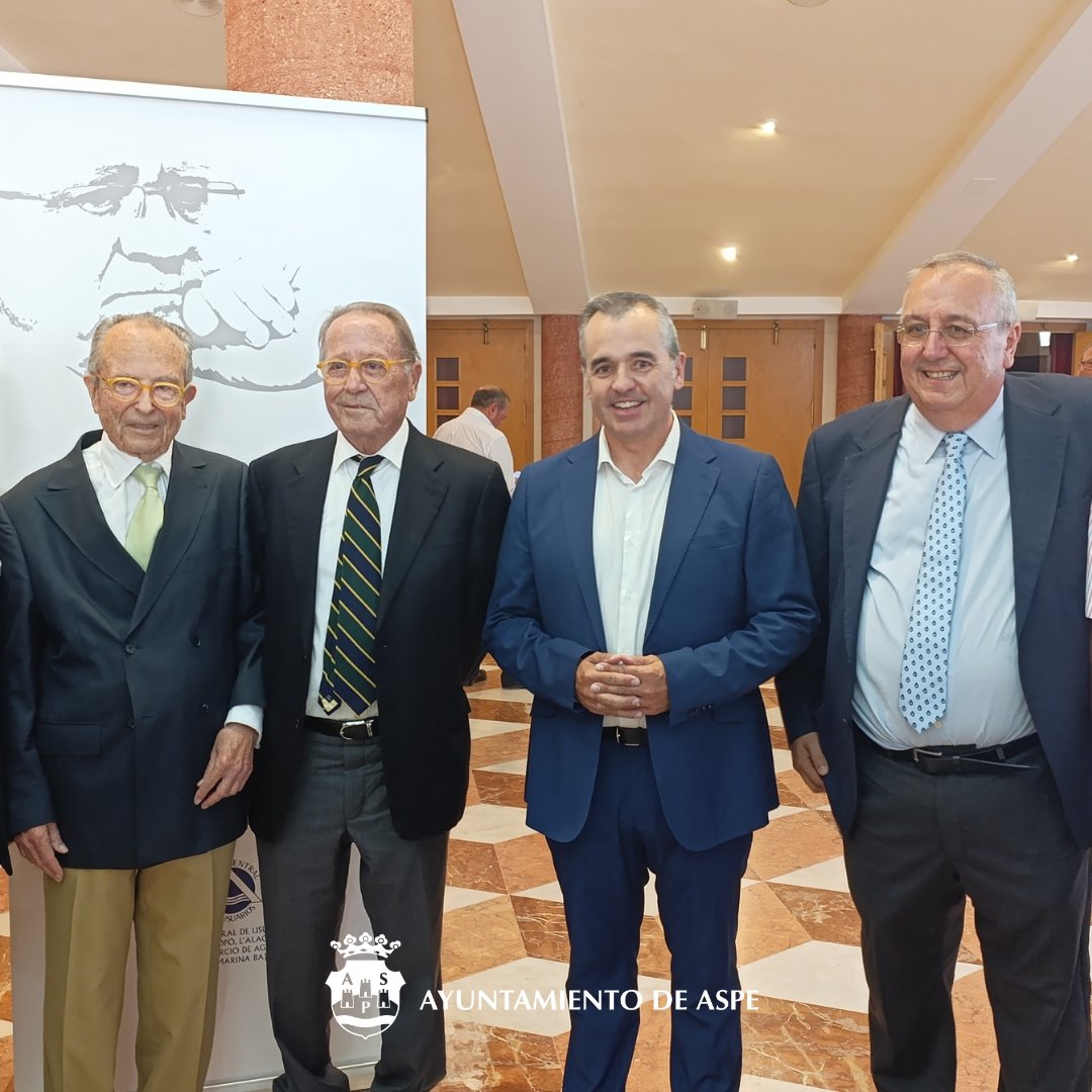 💧 El Teatro Wagner de Aspe, epicentro de la buena gestión del agua

Hemos acogido con orgullo la entrega del Premio a la Buena Gestión Hídrica “Conseller José Ramón García Antón”, un reconocimiento que destaca el compromiso con el uso responsable y sostenible del agua. 🌿💦
