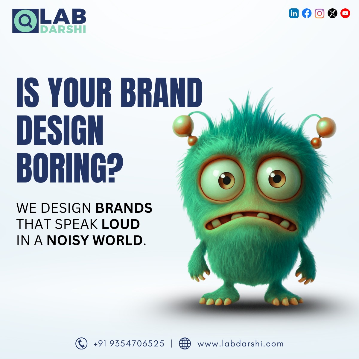 LabDarshi's tweet image. Boring designs don’t build great brands. Lab Darshi delivers bold, strategic, and aesthetic brand visuals that drive recognition and results.

#LabDarshi #DigitalBranding #GraphicDesignExperts #DigitalMarketingExperts
#BrandTransformation #BuildYourBrand
