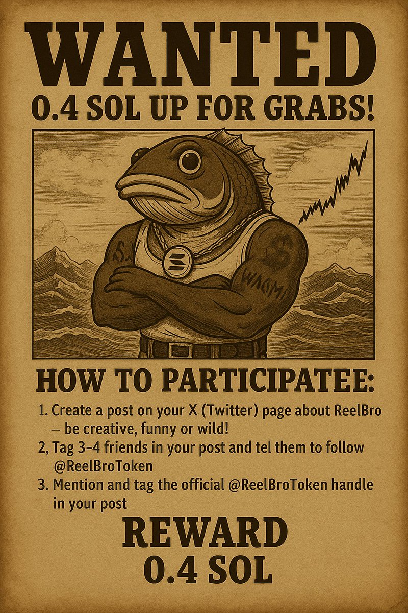 ReelBro_25's tweet image. 🚨 OFFICIAL $REELBRO CONTEST ANNOUNCEMENT 

Calling all creators, meme lords, and manifestors! 🎥✨
To celebrate the presale momentum, we’re launching a $REELBRO Content Contest — and yes, there’s 0.4 SOL up for grabs 💰

Here’s how to enter:

🎬 Post your funniest, wildest, or…