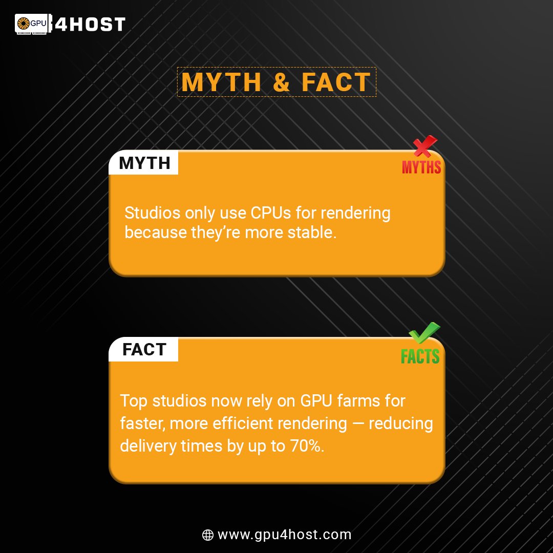 Gpu4Host's tweet image. 🎬 Real-world rendering doesn’t wait. Whether you&apos;re building VFX shots or architectural walkthroughs, time matters.

#gpu4host #cpu #gpu #server #karankundra #Iran #BreakingNews #moneyroad  #3drendering #mythandfact #streaming