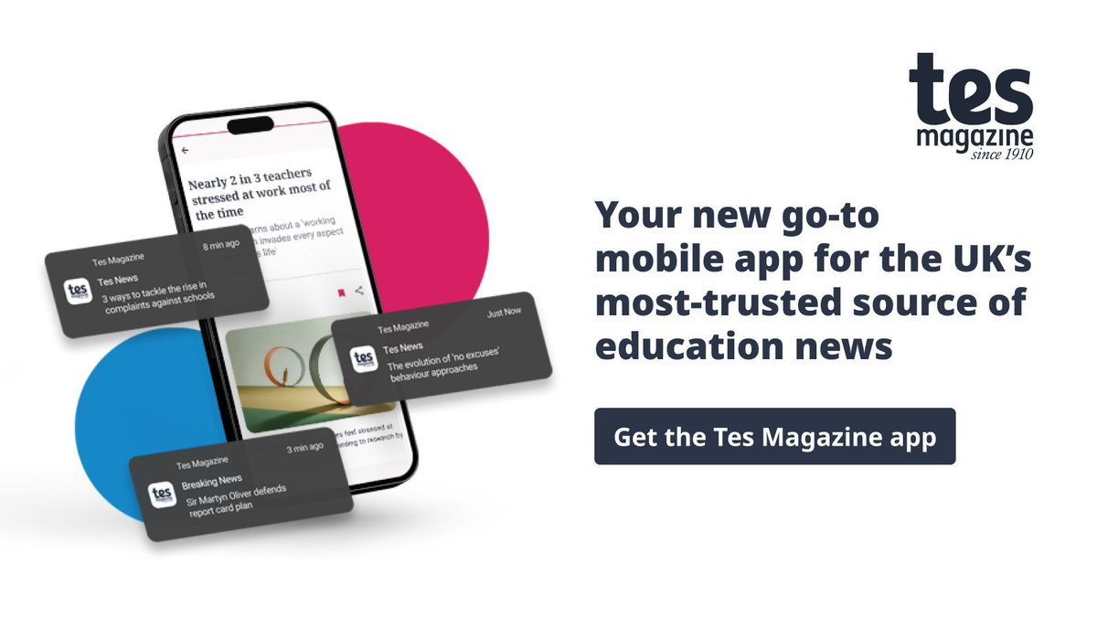 tes's tweet image. 📱 The Tes magazine app is now available to download for both iOS and Android!
Get award-winning journalism, exclusive interviews and in-depth investigations in our brand-new mobile app.
➡️ Get it on iOS: apple.co/3SKssXt
➡️ Get it on Android: bit.ly/4kgWrSS