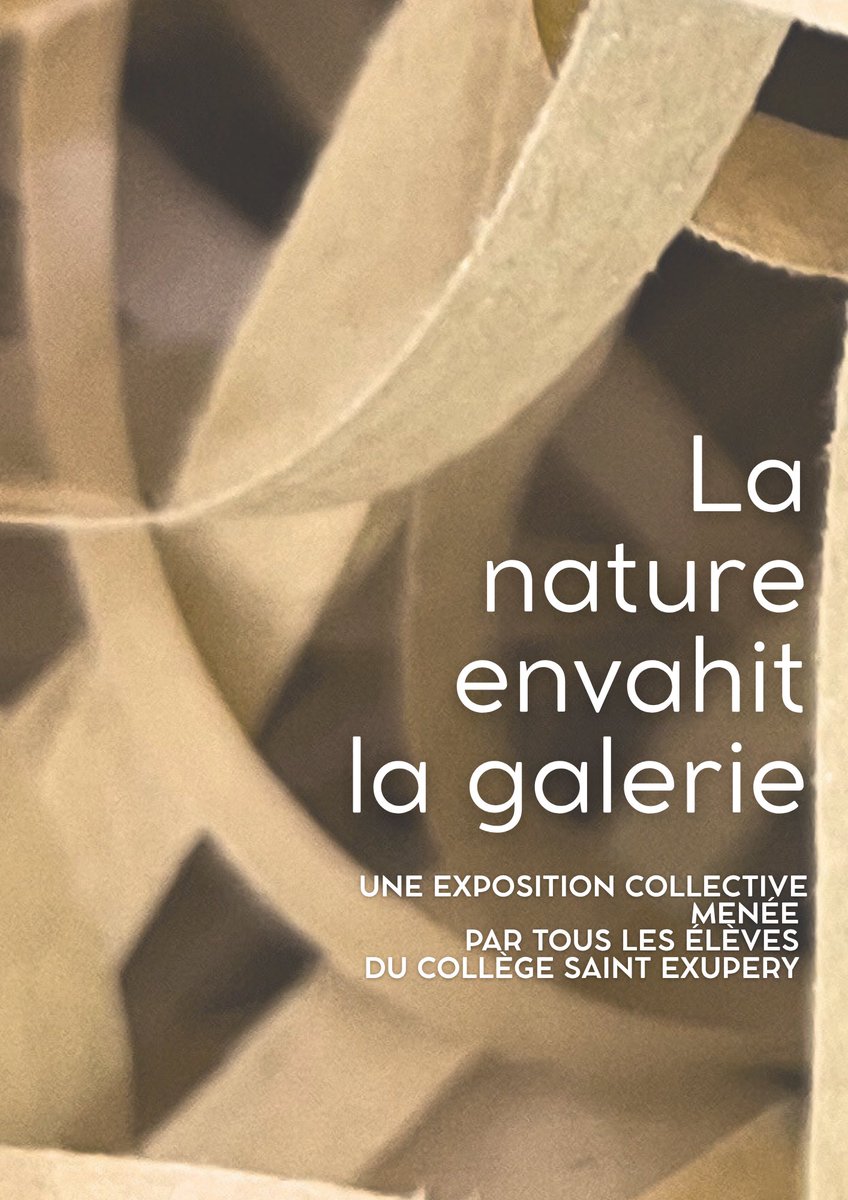 Penser une production collective des élèves au collège  en #artsplastiques pour faire vivre la quinzaine développement durable dans la #galerie d art à vocation pédagogique du collège Saint Exupery #LaMontagne. 
<a href="/MarquetJeanPie1/">Marquet Jean-Pierre</a> <a href="/CrosaMichel/">Virginie MICHEL CROSA</a>