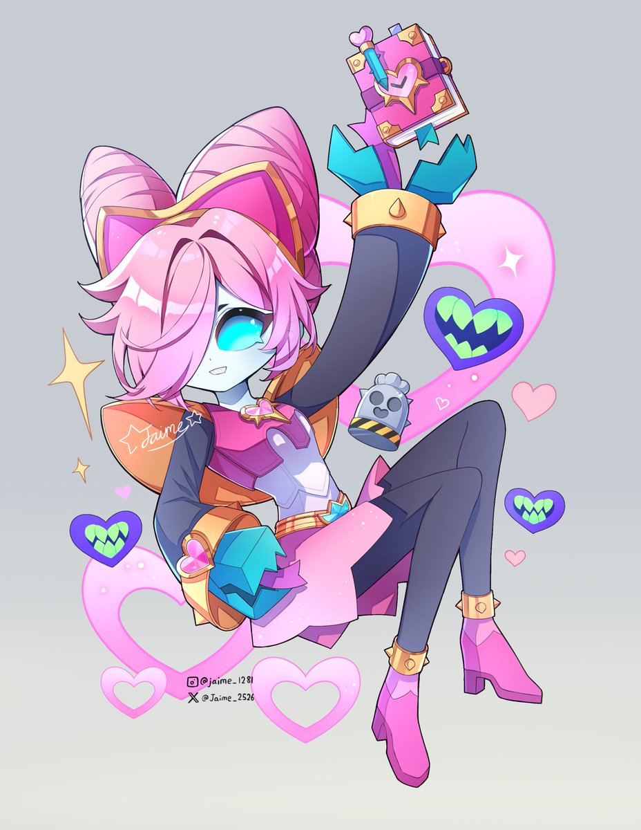 Tokusatsu Colette drawing Time taken: 4h 55min #brawlstarscolette