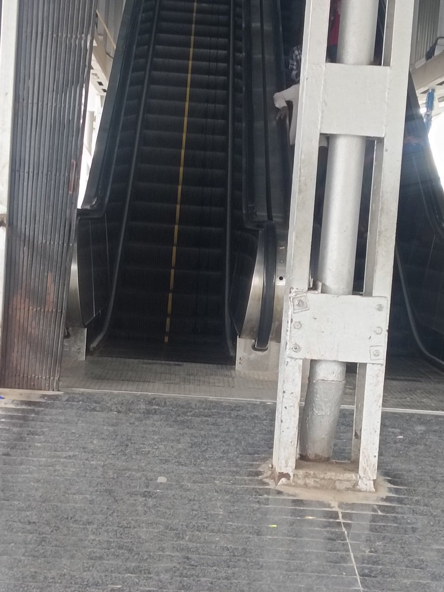 Ravi Shukla (@ravi10051984) on Twitter photo <a href="/Central_Railway/">Central Railway</a>
<a href="/RailMinIndia/">Ministry of Railways</a> what is the point of installing an escalator if it's closed more than 50%of the time.Ambernath railway station escalator is not working . <a href="/Central_Railway/">Central Railway</a>
<a href="/RailMinIndia/">Ministry of Railways</a> what is the point of installing an escalator if it's closed more than 50%of the time.Ambernath railway station escalator is not working .