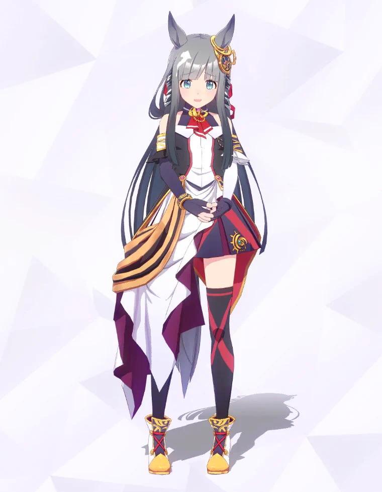 ウマ娘 クロノジェネシス　アクスタ・購入特典色紙韓国 ANIPLUS ヴァーミリオン on X: 