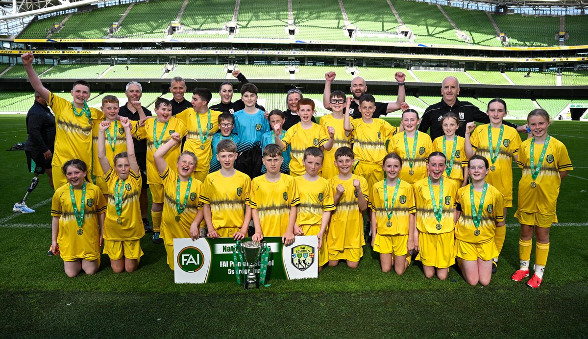 FAIreland (@faireland) on Twitter photo Full List of honours from 2025 FAI Schools Primary 5s National Finals 🏆
👉 fai.ie/latest/record-… Full List of honours from 2025 FAI Schools Primary 5s National Finals 🏆
👉 fai.ie/latest/record-…