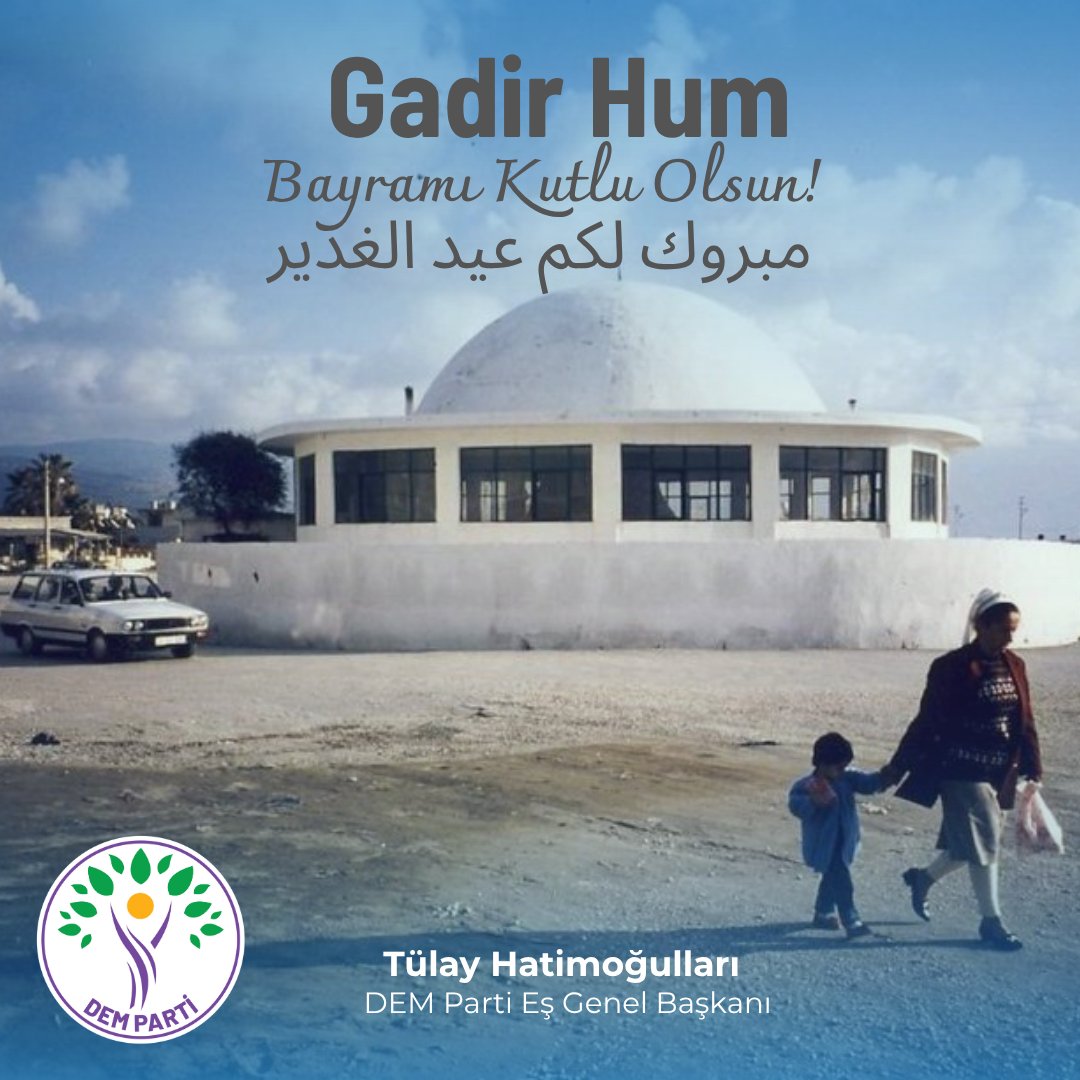 Arap Alevilerin en kutsal bayramı olan Gadir Hum Bayramı’nı kutluyorum. Hakkın ve hakikatin ışığının bütün insanlığı aydınlatmasını diliyorum. 

Suriye’de büyük bir Alevi katliamı yaşanıyor. Arap Aleviler zorla göç ettiriliyor, kadınlar kaçırılıyor. Dünyanın gözleri önünde