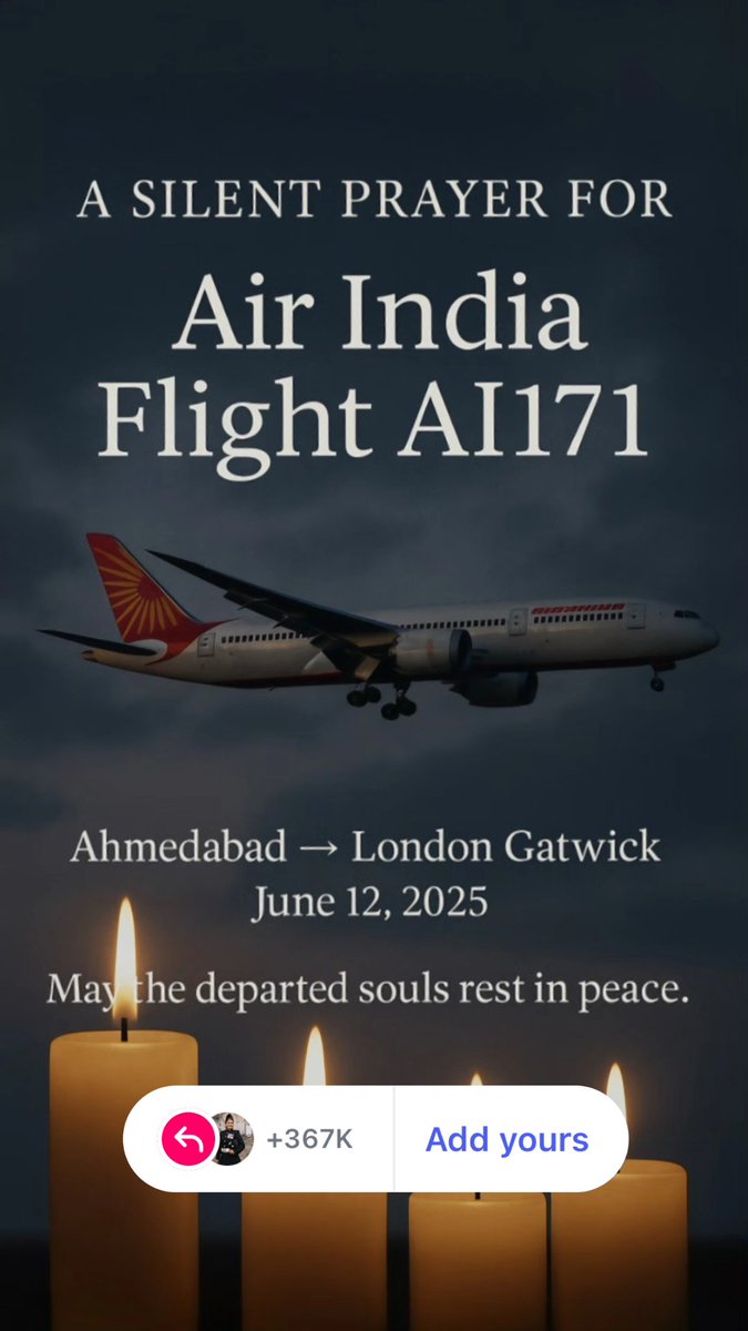 One thing yesterday’s Air India plane crash reminded us of: life is not fair.

No one on that flight knew it would be their last. They were just traveling — maybe heading home, maybe chasing dreams. In an instant, everything changed.

It’s not fair to say it was just the pilot’s