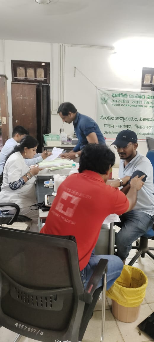 FCI DO Vizag (@fcivizag) on Twitter photo On event of Blood donation day on 14.06.2025 a blood donation campaign was conducted at FCI, MD, Vizag associated by Red Cross on 12.06.2025 @fcidovizag @fciroamaravathi
<a href="/fooddeptgoi/">Department of Food & Public Distribution</a> On event of Blood donation day on 14.06.2025 a blood donation campaign was conducted at FCI, MD, Vizag associated by Red Cross on 12.06.2025 @fcidovizag @fciroamaravathi
<a href="/fooddeptgoi/">Department of Food & Public Distribution</a>
