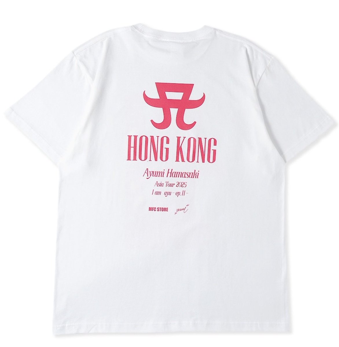 Ayumi Hamasaki 香港 Tシャツ Ayumi Hamasaki 香港 Tシャツ ayumi hamasaki × MFC STORE collaborate
