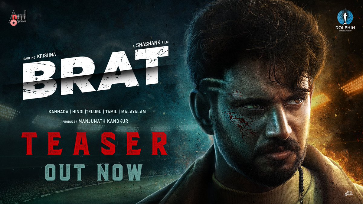 The successful combo of Kannada cinema, DARLING KRISHNA &amp; SHASHANK’s Pan Indian movie “BRAT” TEASER released.
MALAYALAM: youtu.be/EhzQTHGlJgE

#BRAT
#DarlingKrishna #Shashank
#ManishaKandkur #ManjunathKandkur
#DolphinEntertainment
#HappyBirthdayDarlingKrishna