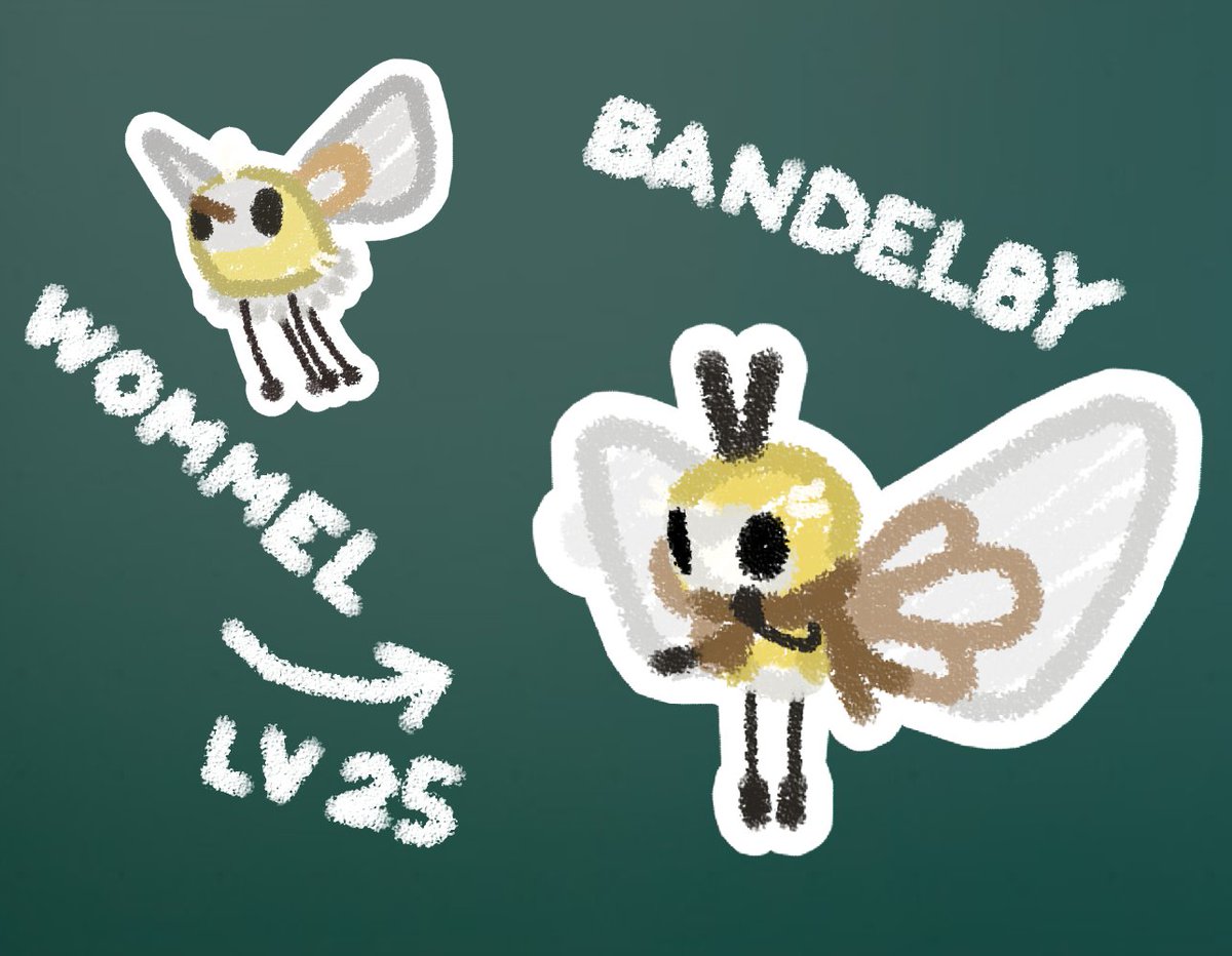 New #Chalkmon spotted! ✨ 
#Cutiefly &amp; #Ribombee🧚 

Visit ko-fi.com/elikchan             

Gotta view 'em all!  
#Pokemon #Pokemonfanart #Chalkmon #KoFi