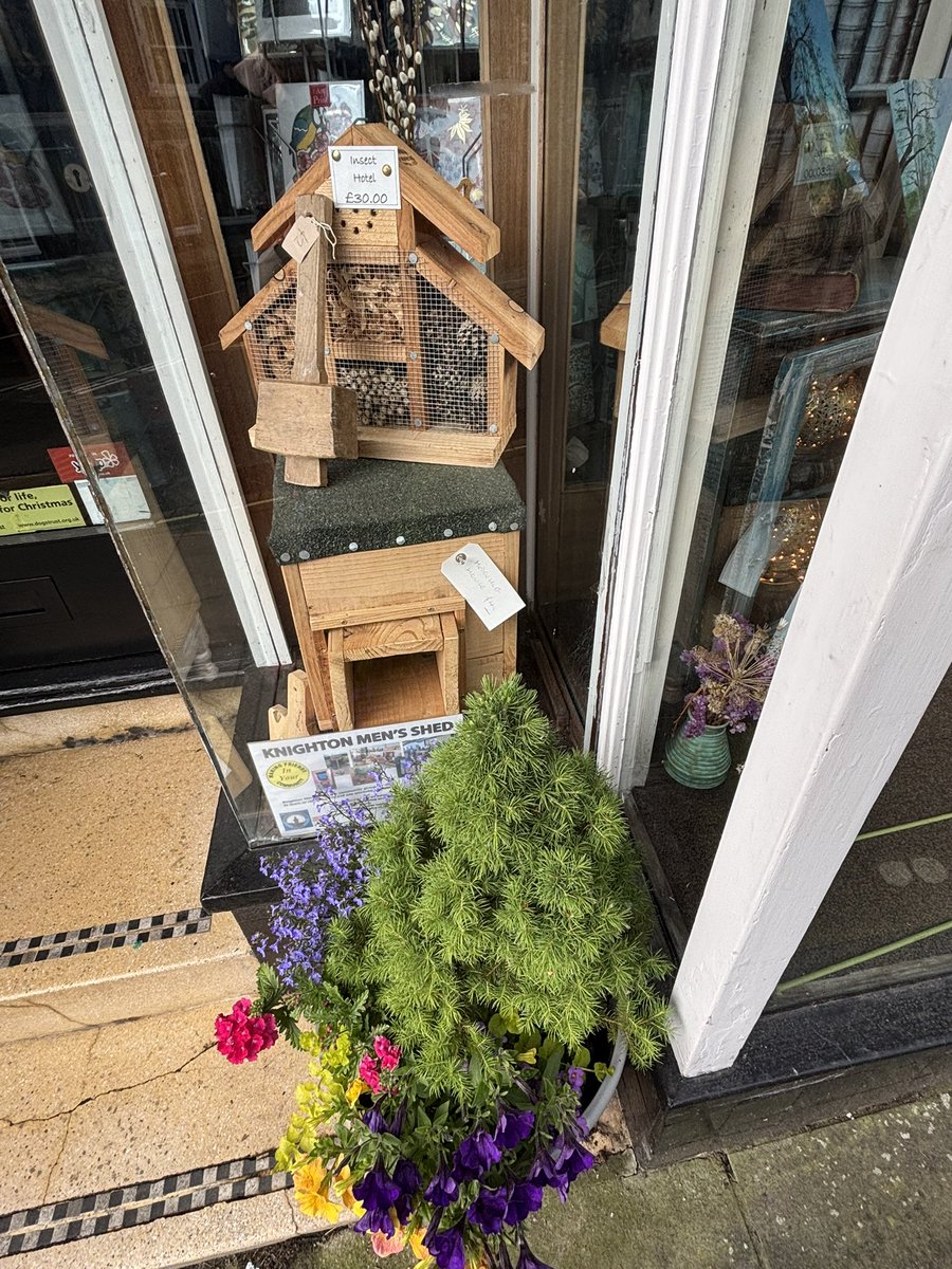The sky at 6.50am in Knighton, Radnorshire. Not sure if the rain is coming or going. 
And two planters <a href="/gallery_tower/">Tower House Gallery</a> for colour.