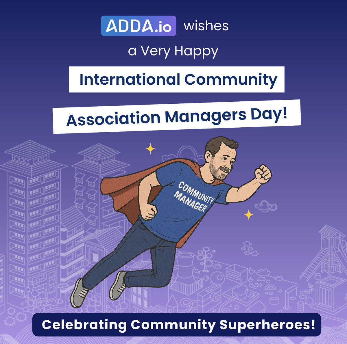 Happy International Community Association Managers Day! 🏡
At ADDA, we celebrate the real superheroes who keep our communities safe, connected, and thriving every day. ADDA is proud to be your technology partner💪.
