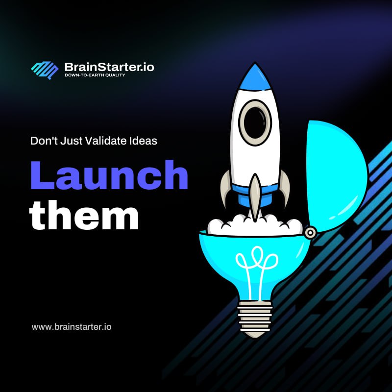 Validate Before You Launch

Most launchpads launch whitepapers.
We launch validated ideas.

At BrainStarter, we test and refine with real users before tokens hit the market.

Web3 doesn’t need more listings. It needs better listening.

🚀 brainstarter.io