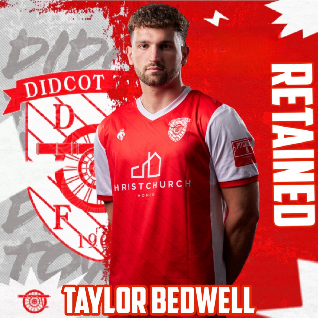 🔴⚪️Bedders Ready To Go🔴⚪️

Didcot Town are delighted to announce that Taylor Bedwell will be back at the Loop Meadow Stadium for the 2025/26 season. 

The well-respected defender will be looking to hit the ground running after a frustrating few seasons. 

Taylor made 22