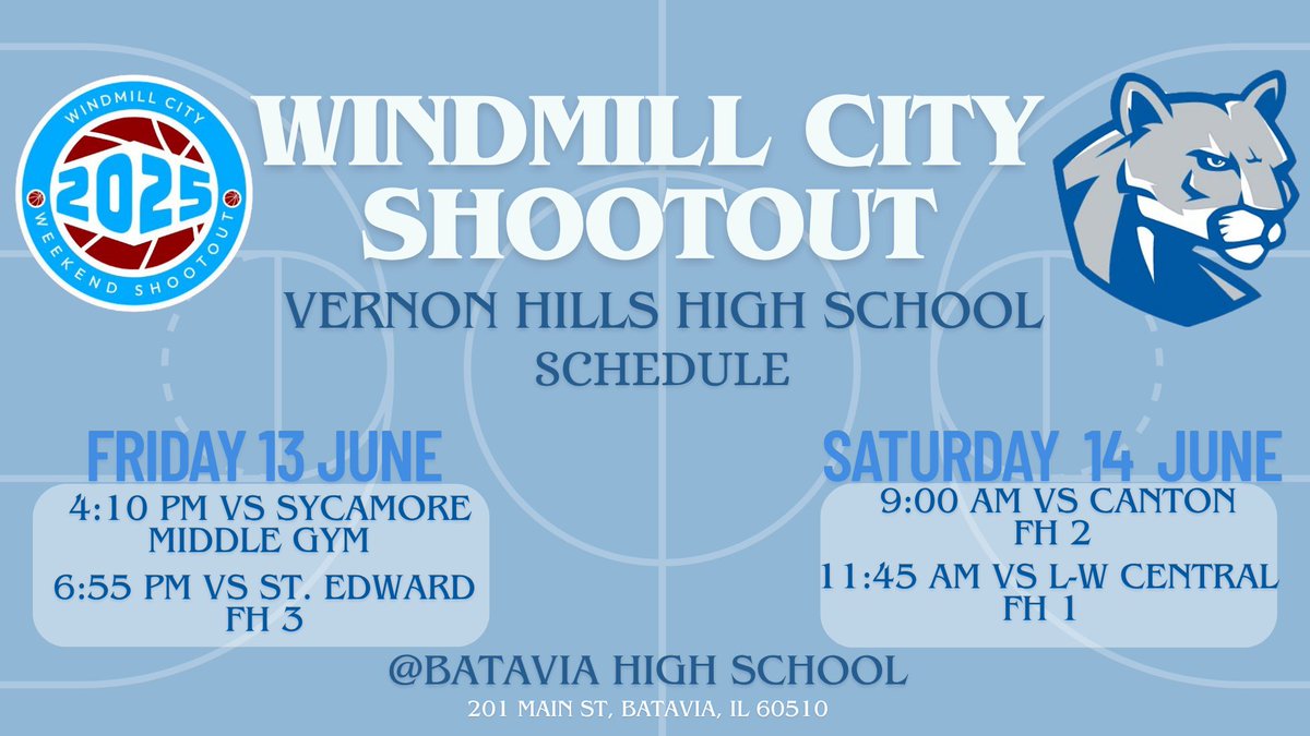 Back in action this weekend at the Windmill City Shootout! Check out my schedule! <a href="/VH_GBK/">VHGirlsHoops</a>