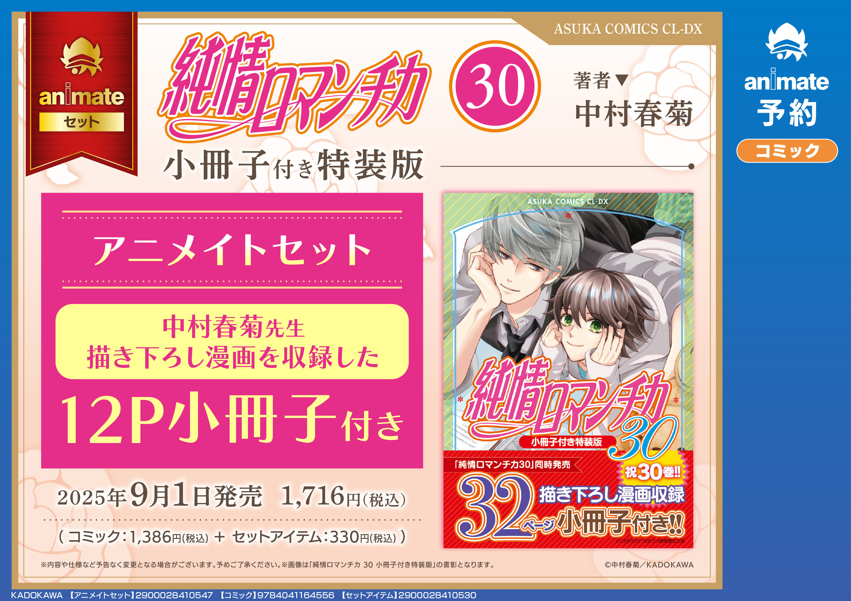 中村春菊】 付録セット1 まとめ売り