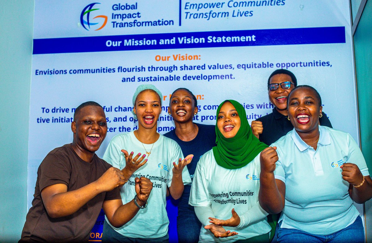 Ijumaa ni siku ya tabasamu! 😊
Tunakutakia Ijumaa njema 

#GITImpact #FridayVibes
#GlobalImpactTransformation
#Friday #Tanzania #Africa