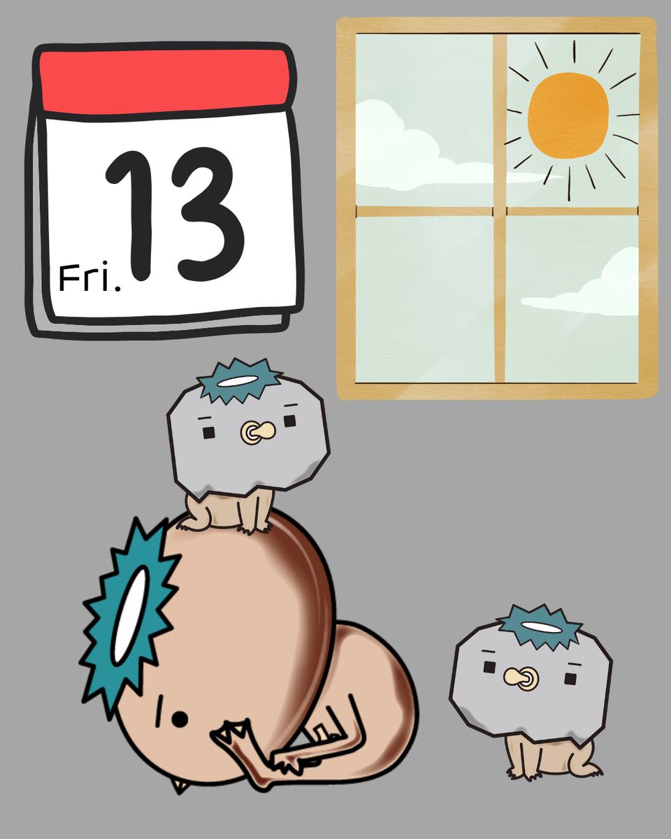 今日は今年唯一の #13日の金曜日 だドウ‼️ #カッパーくん #JXキュン